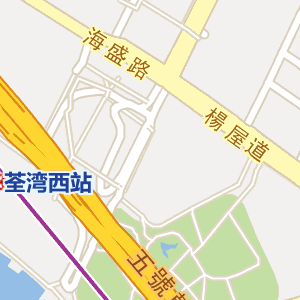 荃灣西站到仁濟醫院公交線路圖-香港公交網