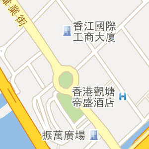 香港观塘区地图图片